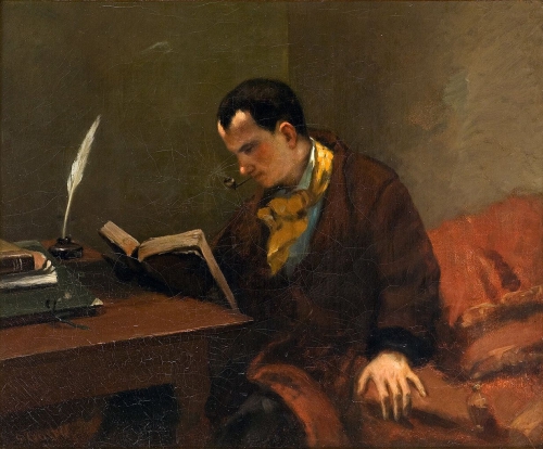 peinture, écriture, baudelaire, courbet, poèmes