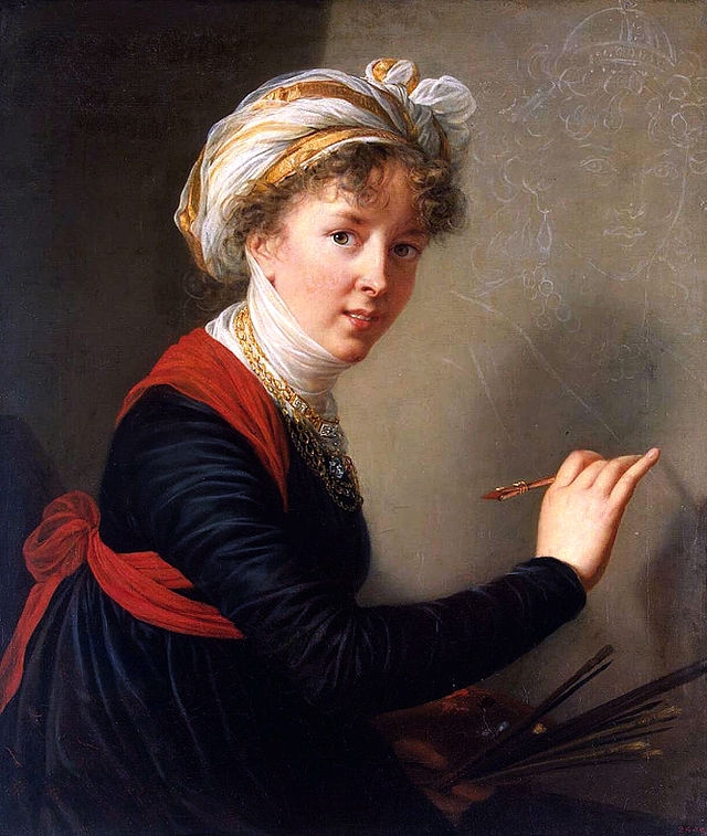 peinture, écriture, peintres femmes, Luxembourg, Vigée Le Brun