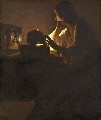 georges de la tour, la femme pénitente
