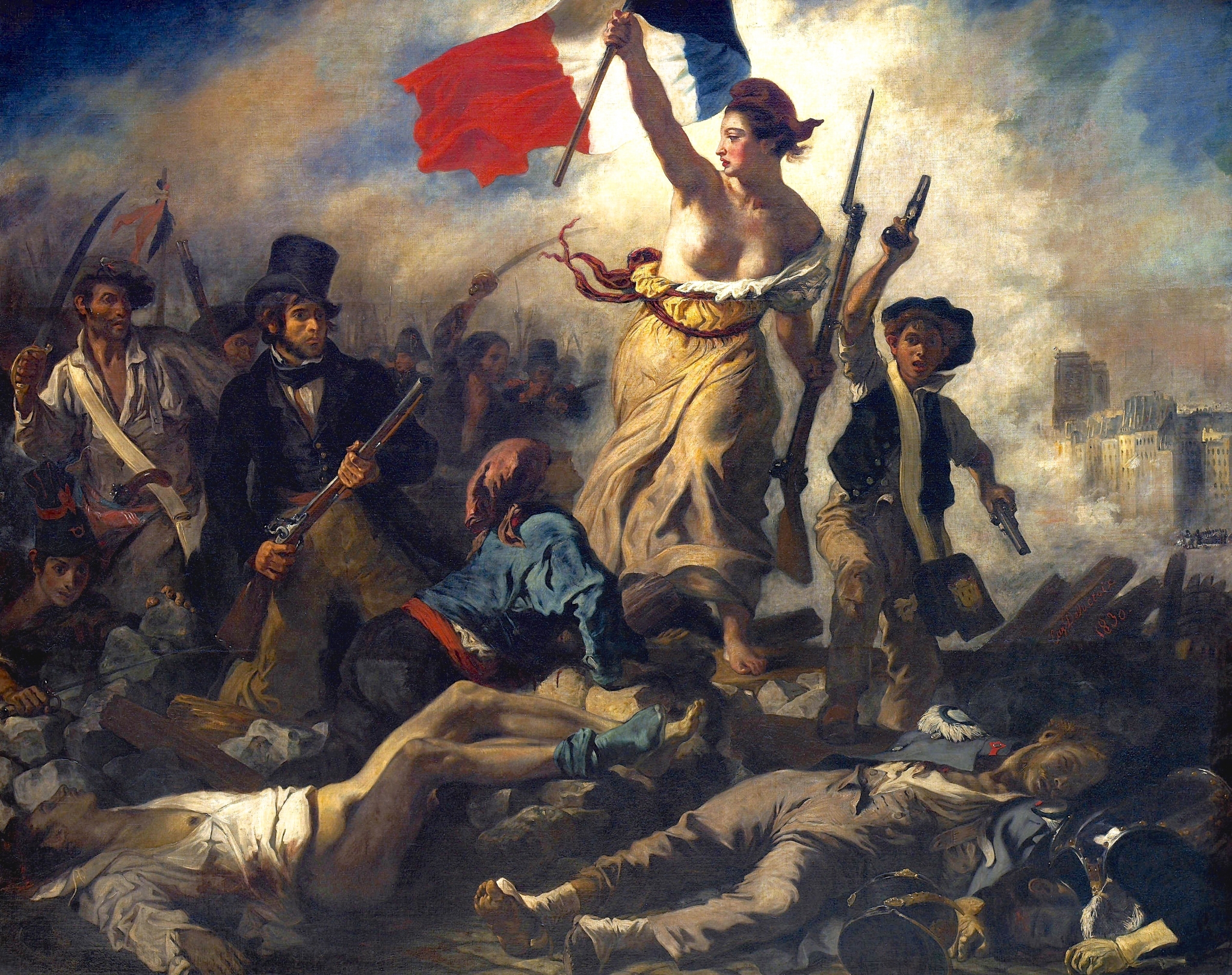 peinture, écriture, delacroix, louvre, liberté