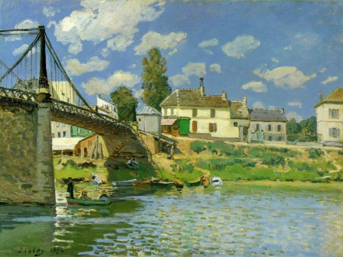 peinture,sisley,impressionnisme,paysage