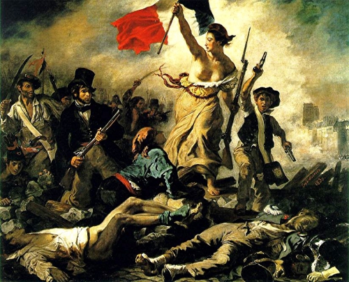 peinture, écriture, charlie hebdo, delacroix, liberté