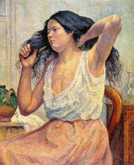 Luce - femme se peignant 1901 - mantes la jolie.jpg