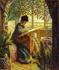 monet - camille monet au travail 1875 - barnes fond..jpg