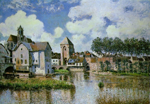 peinture,sisley,impressionnisme,paysage