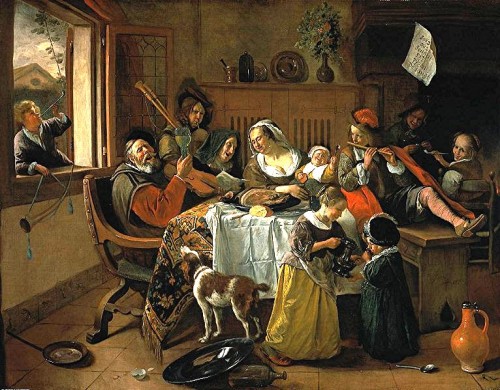 Steen - la joyeuse famille -1668 -Rijksmuseum.jpg