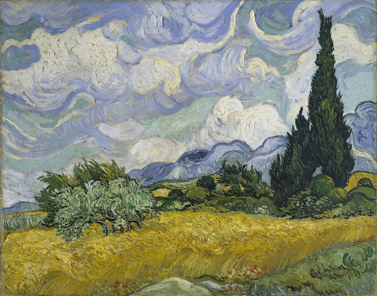 peinture, van gogh, la chimère écarlate