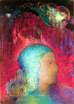 peinture,écriture,odilon redon