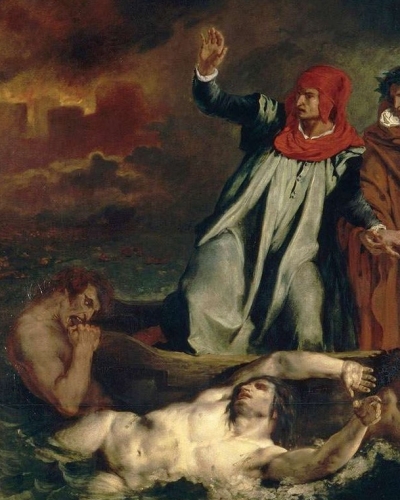 peinture,delacroix,dante,